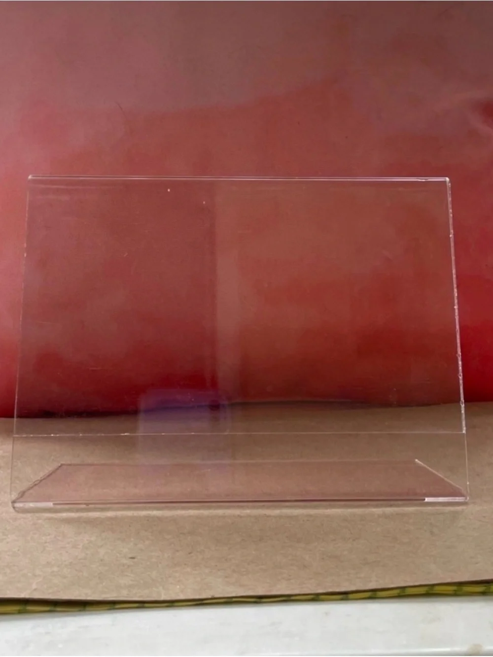 Clear Picture Frame